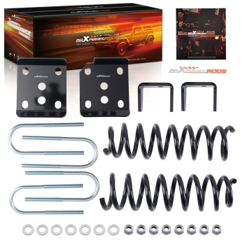 2 Front 6 Rear Lowering Kit compatible for Ford F-150 2WD V8 2004-2008 Spring