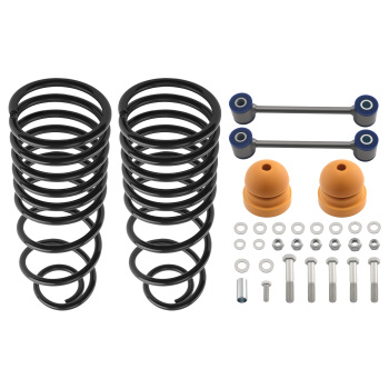 4 Coil Drop Springs Kit compatible for Dodge Ram Standard Cab 2009-2018 V8 2WD 4WD