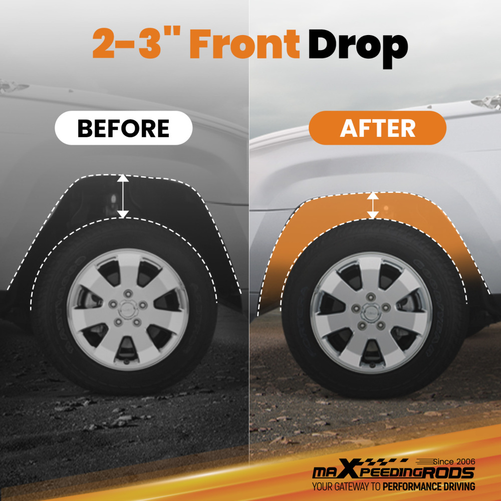 2-3 Drop Keys Front compatible for Cadillac Escalade Chevy Avalanche 2000-2006