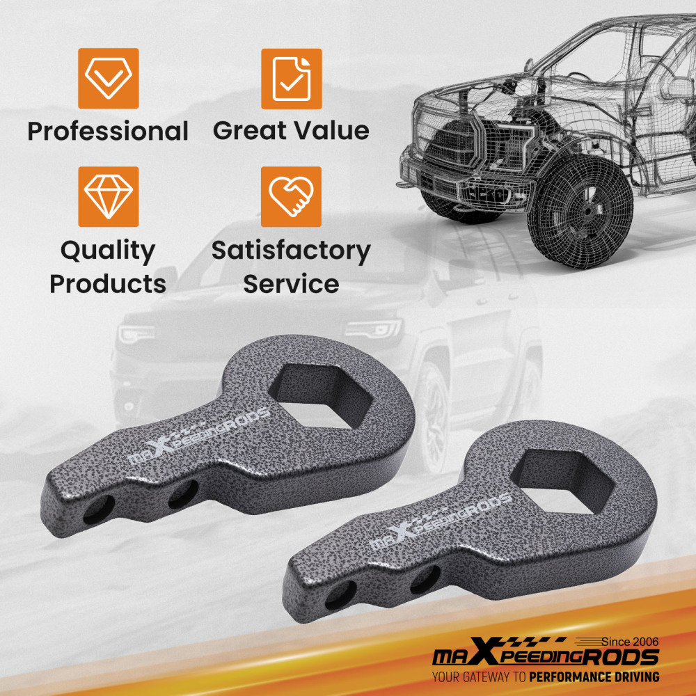 Forged Steel Lowering Keys compatible for Chevy Silverado GMC Sierra 1999-2006 1-3 Drop