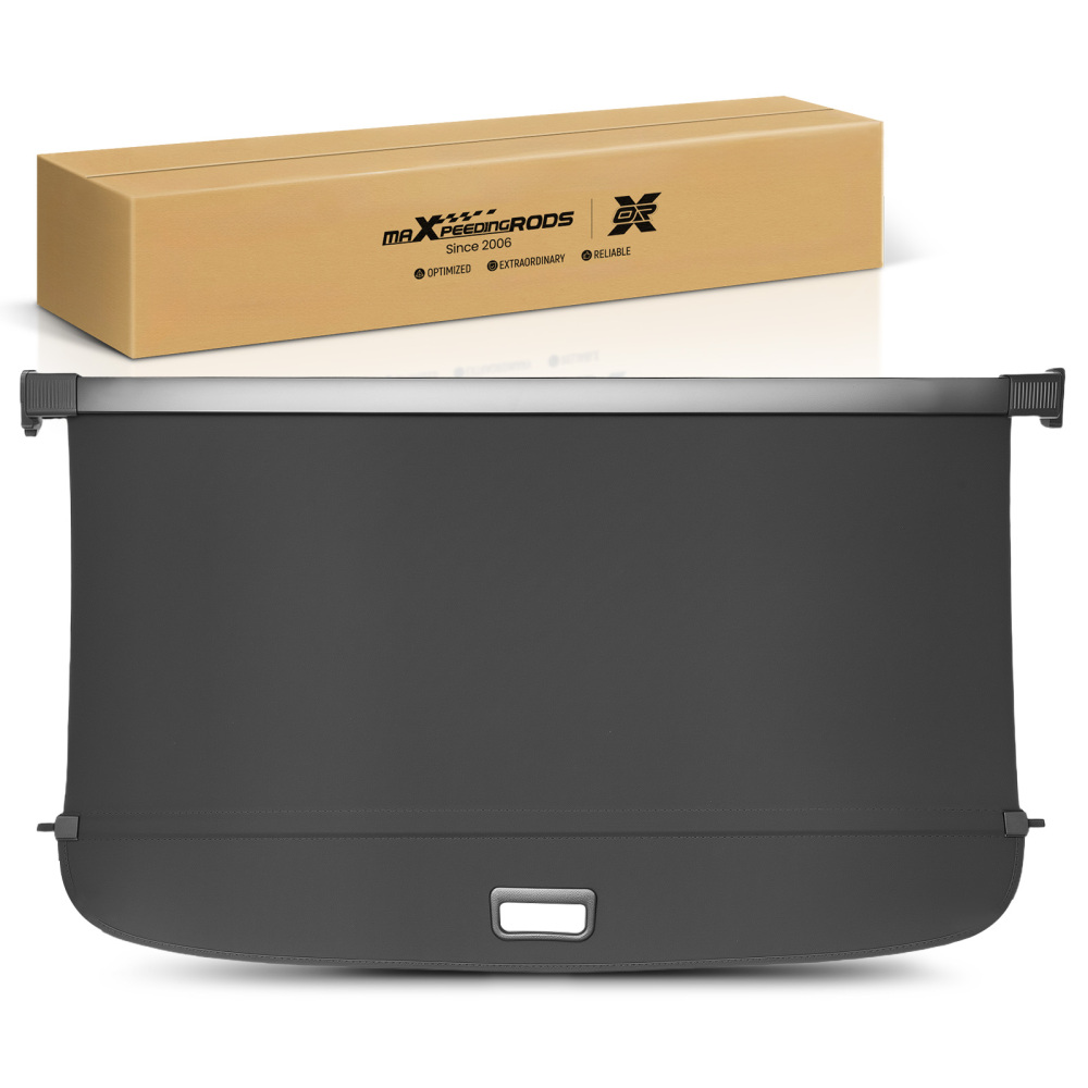 Black Cover Parcel Shelf compatible for Audi Q5 2017 2018-2021 80A863553B Retractable Rear