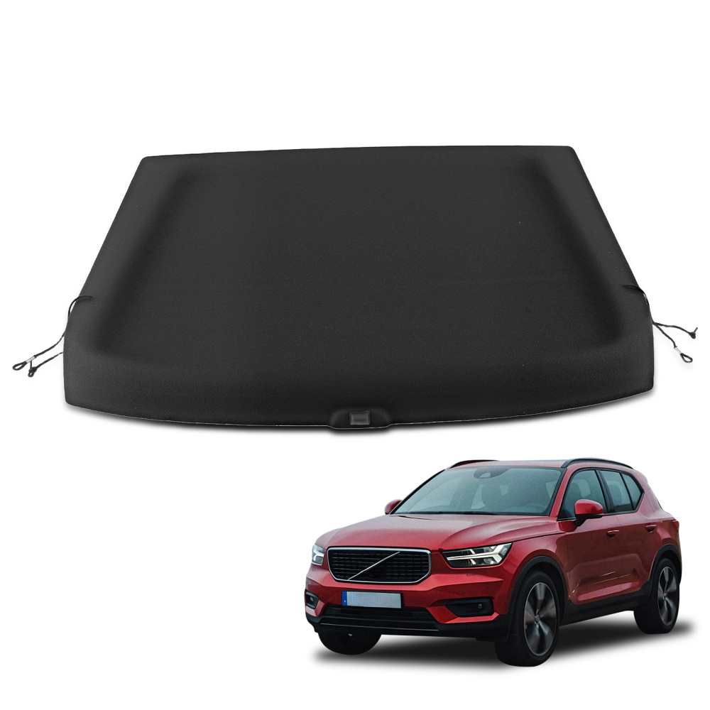 Black Boot Board Cover compatible for Volvo XC-40 2018-2023 32353847 Rear Parcel Shelf