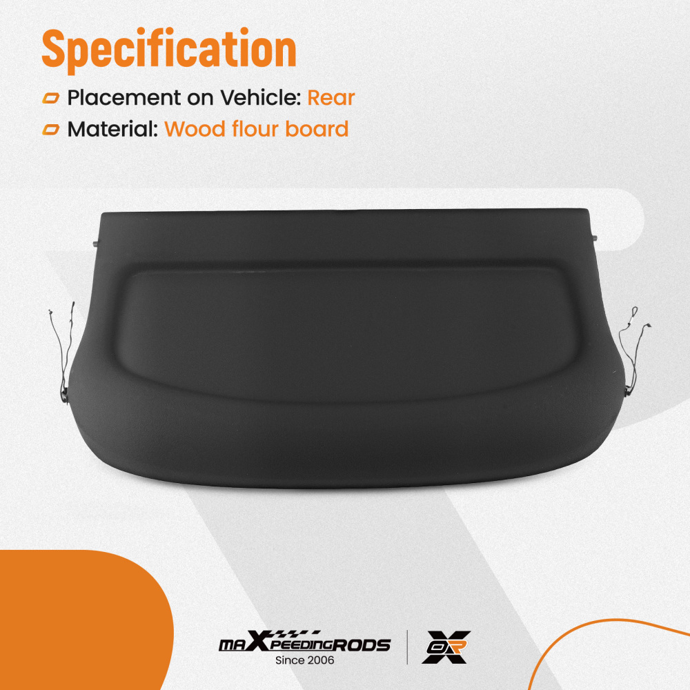 Black Boot Cover Shelf compatible for AUDI Q2 Q2L 2016-2024 81A867769A Parcel Storage