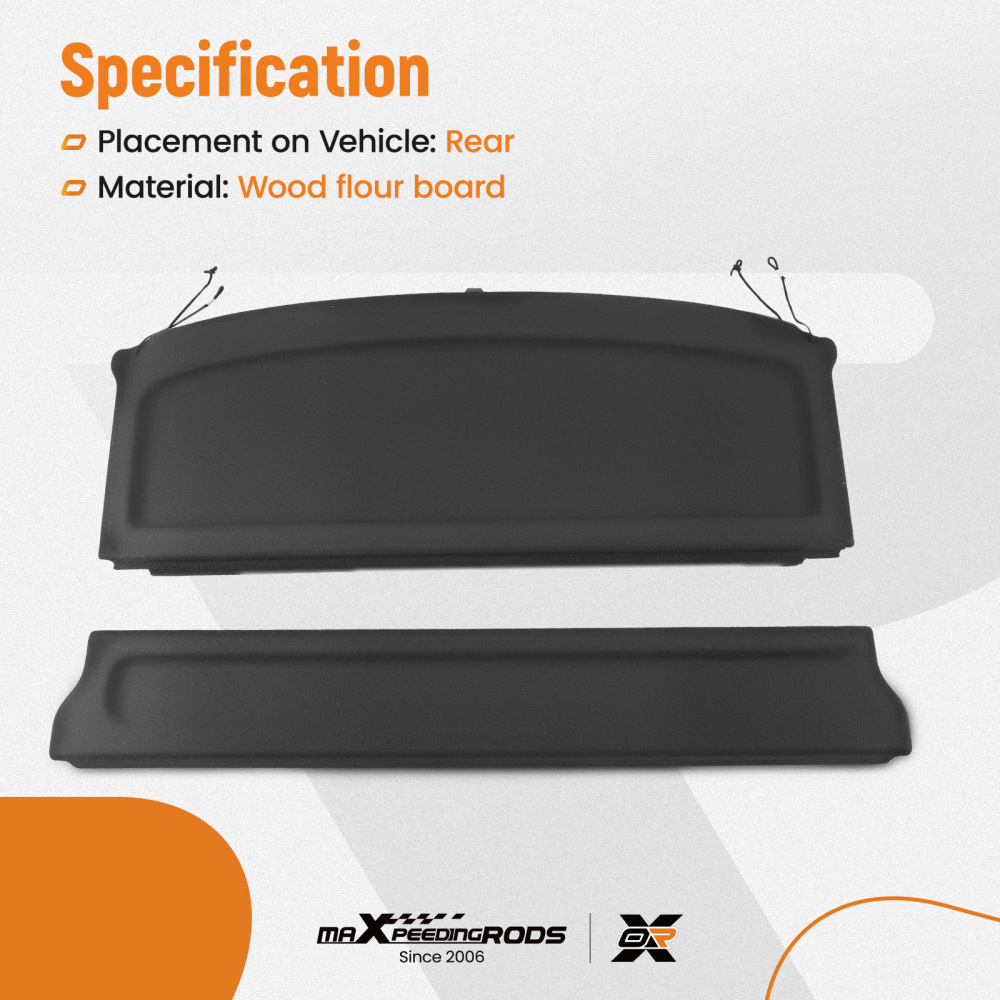 Boot Parcel Shelf Cargo Cover Shade compatible for BMW X1 E84 2010-16 51462991847 2991847