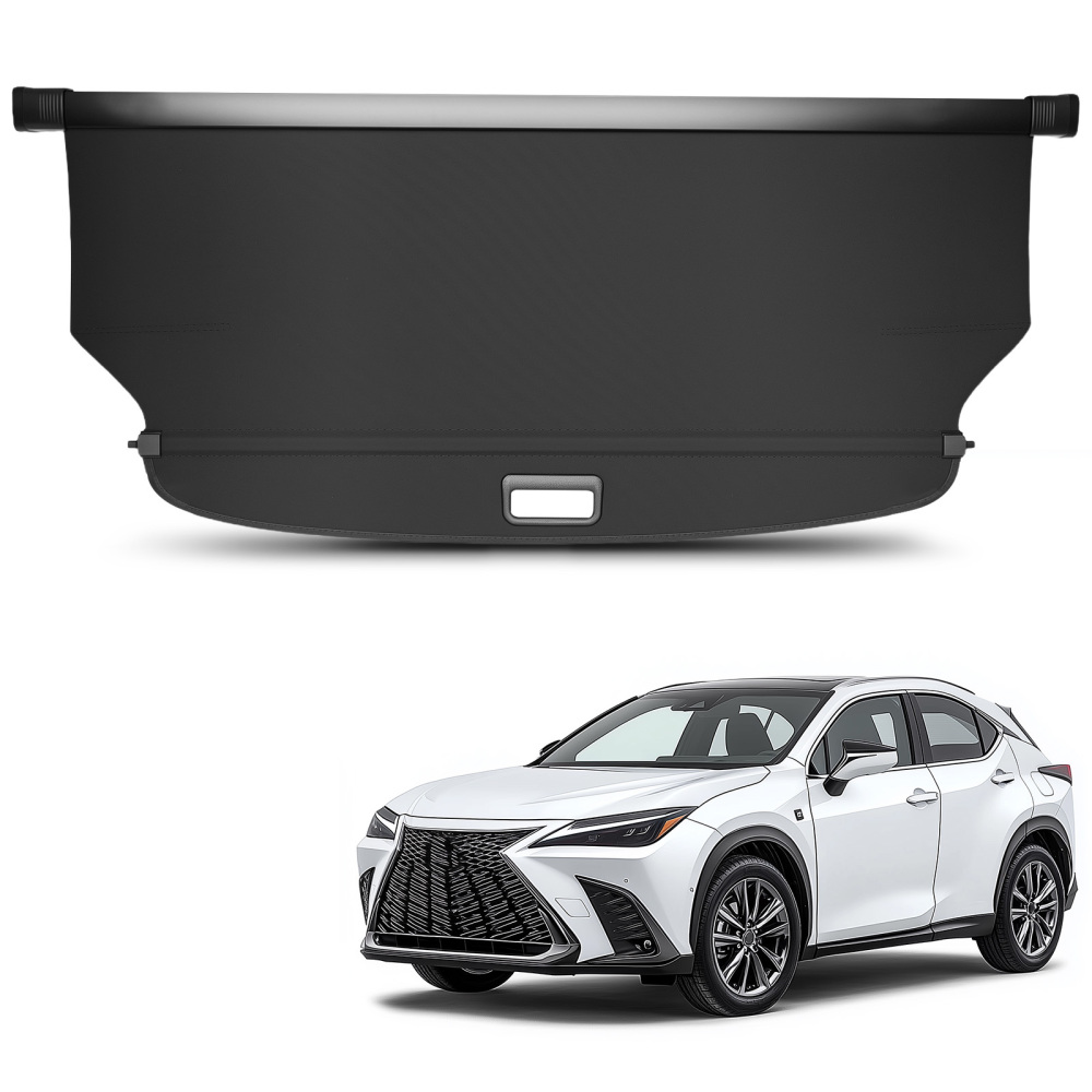 Rear Parcel Shelf Cover compatible for LEXUS CT 200h 2010-21 Retractable Blind Cargo Cover