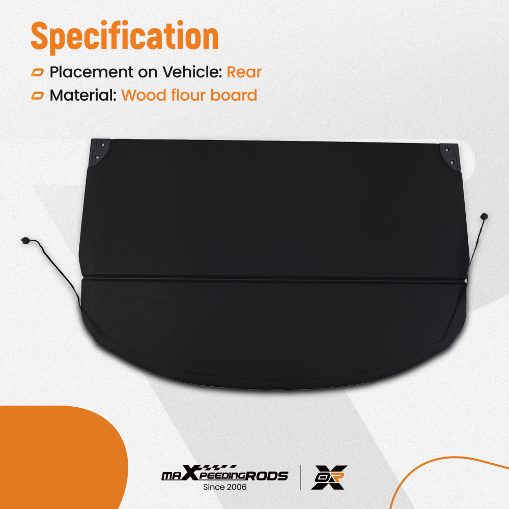 Cargo Cover Parcel Shelf compatible for Cadillac XT4 19-24 Easy installation Luggage Cover