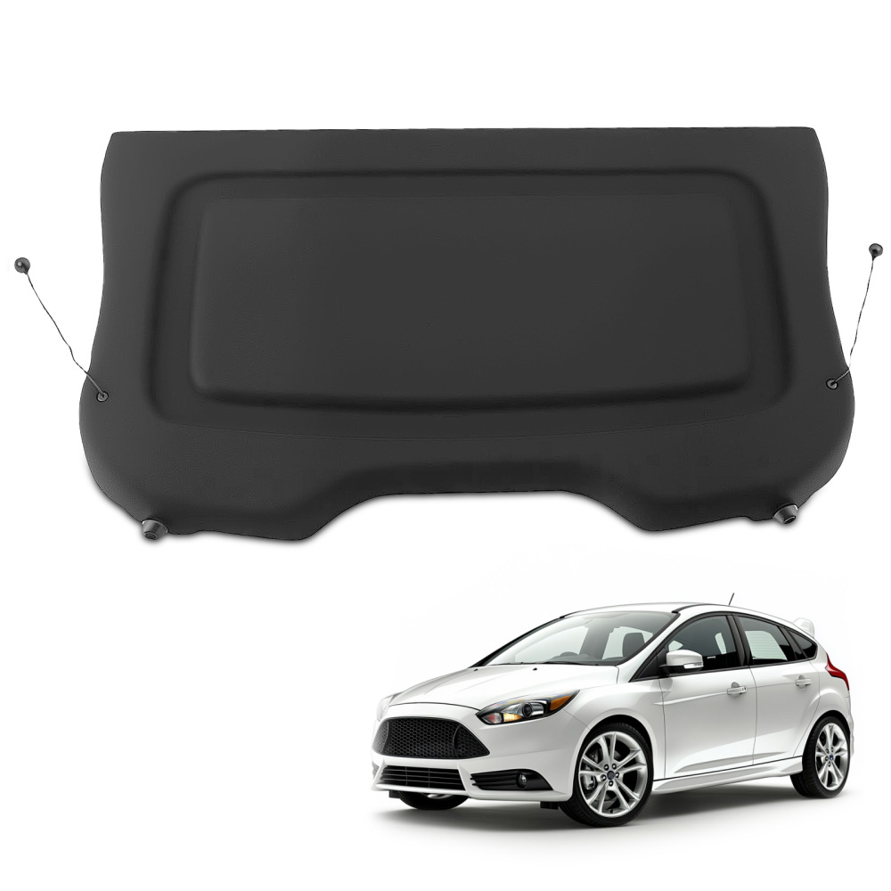 Parcel Shelf Boot Load Cover compatible for Ford Focus MK3 2012-2018 BM51A46506AD3JA6 Black
