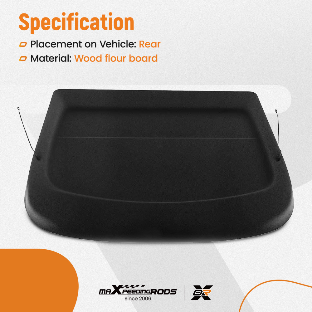 Parcel Shelf compatible for Ford Mondeo MK5 2015-2023 Hatchback Rear Boot Load Cover Black