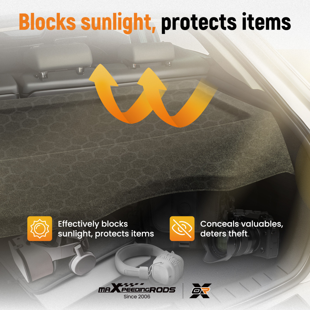 Parcel Shelf compatible for Ford Mondeo MK5 2015-2023 Hatchback Rear Boot Load Cover Black