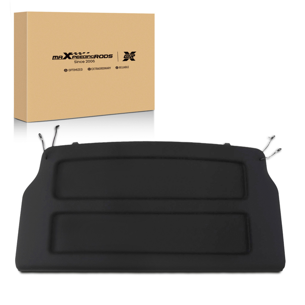 Parcel Shelf Cargo Cover compatible for Jeep Renegade Mk2 2014-2022 Rear Car Storage Black