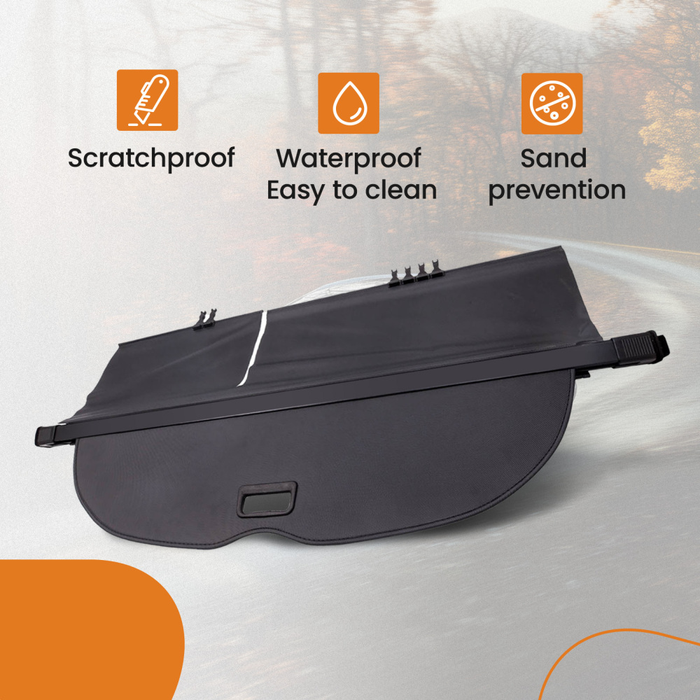 Compatible for Nissan Murano Retractable Cargo Cover Rear Trunk Privacy Shade 15-19