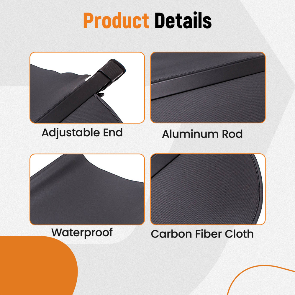 Compatible for Nissan Murano Retractable Cargo Cover Rear Trunk Privacy Shade 15-19