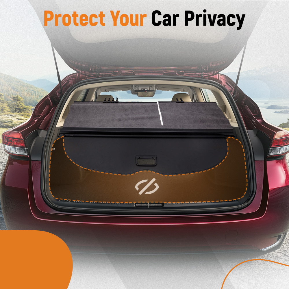 Compatible for Nissan Murano Retractable Cargo Cover Rear Trunk Privacy Shade 15-19