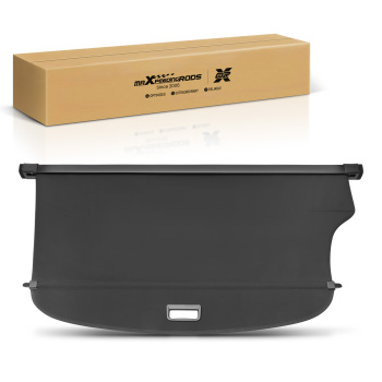 Black Cargo Cover Shade compatible for Subaru Outback 2010-2014 Rear Retractable Waterproof