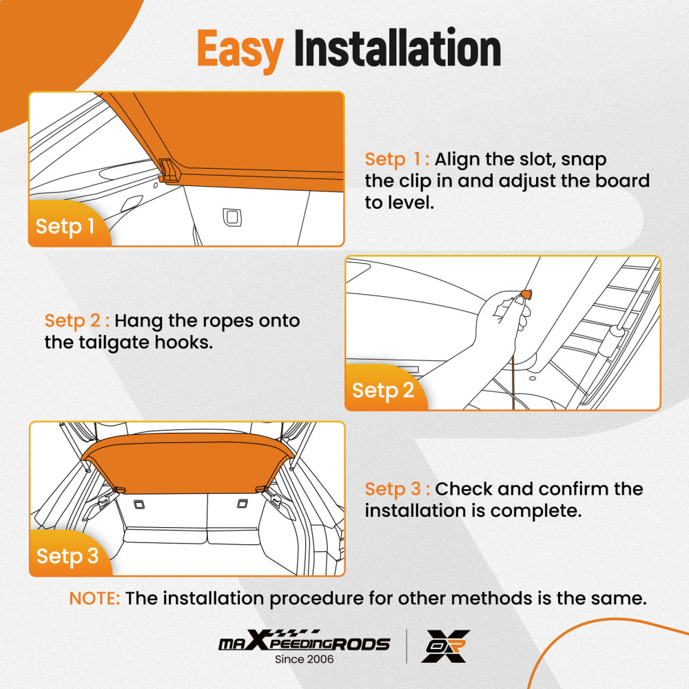 Parcel Shelf Trunk Shelf Luggage Cover compatible for AUDI Q3 MK2 2018-24 83A867769B Rear