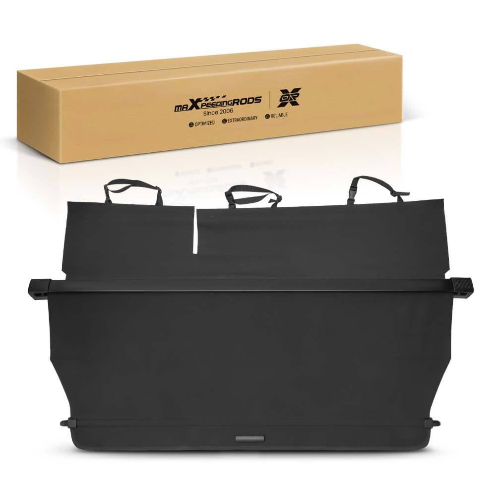 Black Parcel Shelf Luggage Cover compatible for LEXUS RX450 Mk3 2009-15 Rear Retractable