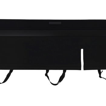 Parcel Shelf Cargo Cover compatible for LEXUS RX450 Mk3 09-15 Black Retractable Waterproof