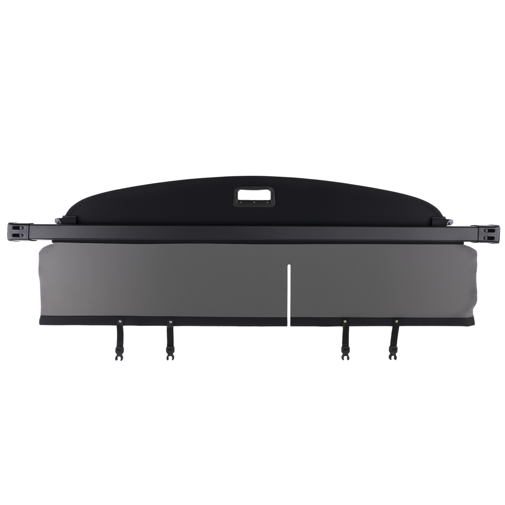 Black Parcel Shelf Luggage Cover compatible for Toyota RAV4 MK3 2006-2012 Retractable