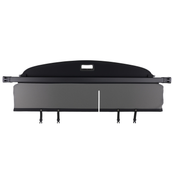 Black Parcel Shelf Luggage Cover compatible for Toyota RAV4 MK3 2006-2012 Retractable