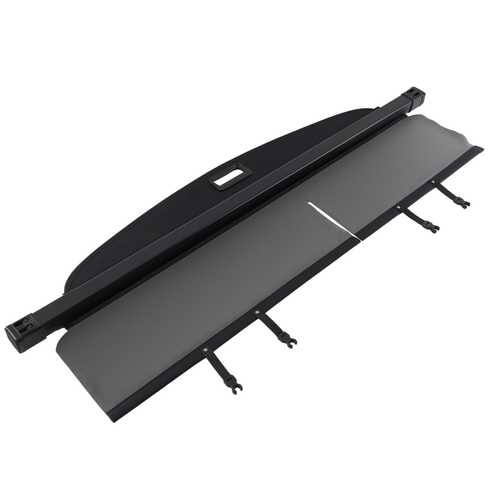 Black Parcel Shelf Luggage Cover compatible for Toyota RAV4 MK3 2006-2012 Retractable