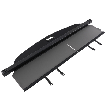 Black Parcel Shelf Luggage Cover compatible for Toyota RAV4 MK3 2006-2012 Retractable