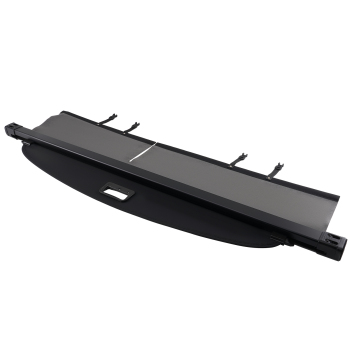 Black Parcel Shelf Luggage Cover compatible for Toyota RAV4 MK3 2006-2012 Retractable