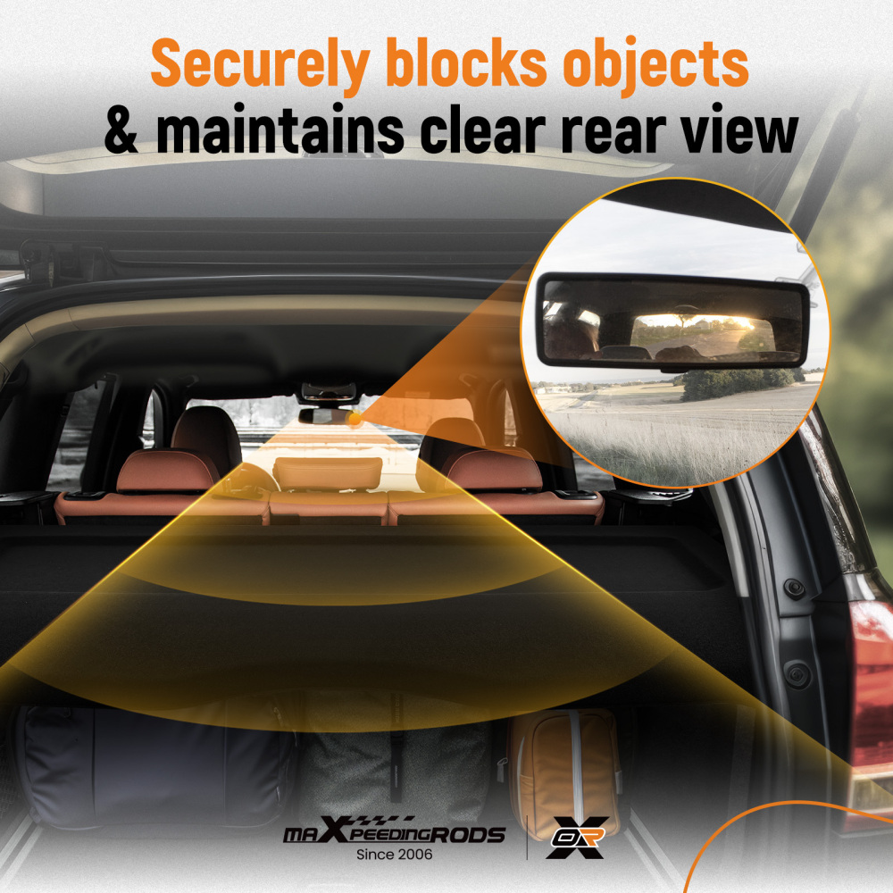 Rear Storage Parcel Shelf Luggage Cover Boot Cover compatible for Toyota Yaris MK3 11-20