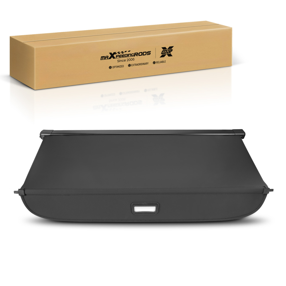 Trunk Cargo Cover compatible for BMW X3 2011-2017 ABS Plastic Easy Installation Waterproof