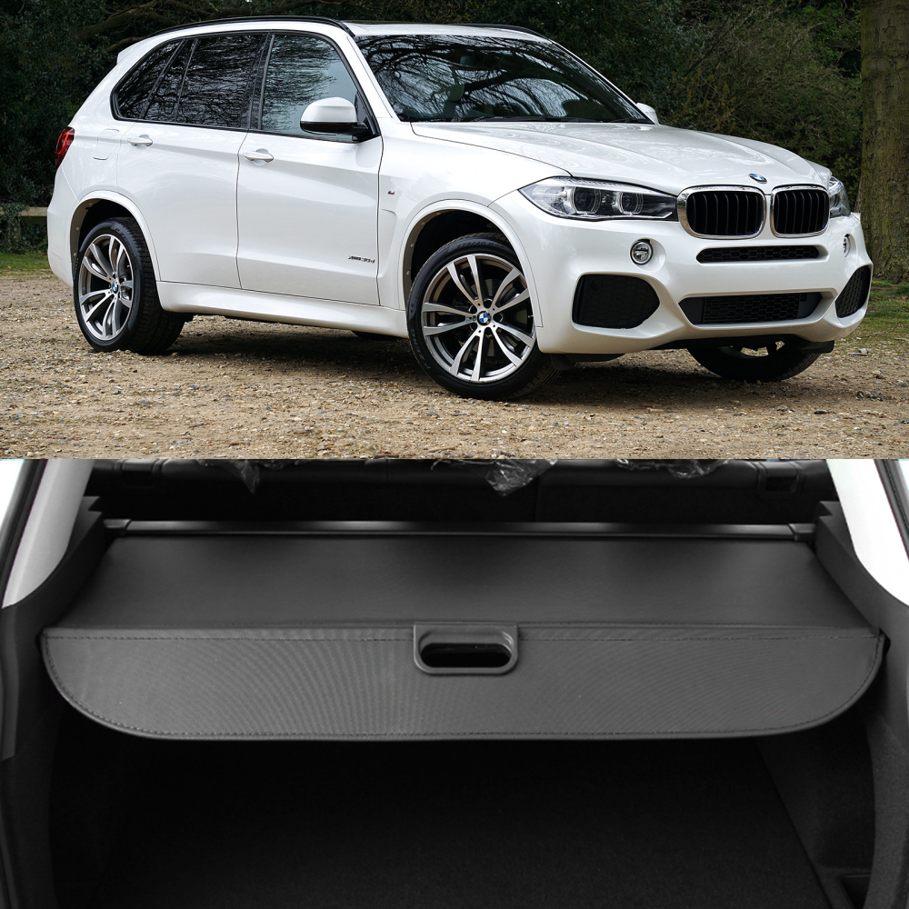 Cargo Cover Rear Trunk Security Shield compatible for BMW X5 E70 2007-2018