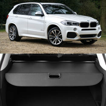 Black Rear Trunk Tailgate Liftgate Cargo Luggage Cover compatible for BMW X5/E7 2017-18