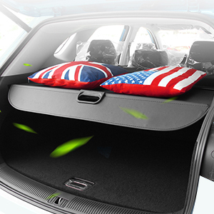 Cargo Cover Rear Trunk Security Shield compatible for BMW X5 E70 2007-2018