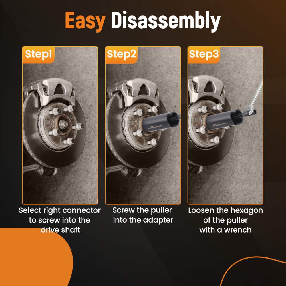 7pcs Drive Shaft Puller Extractor Socket Tool Set compatible for BMW VW BENZ compatible for Porsche