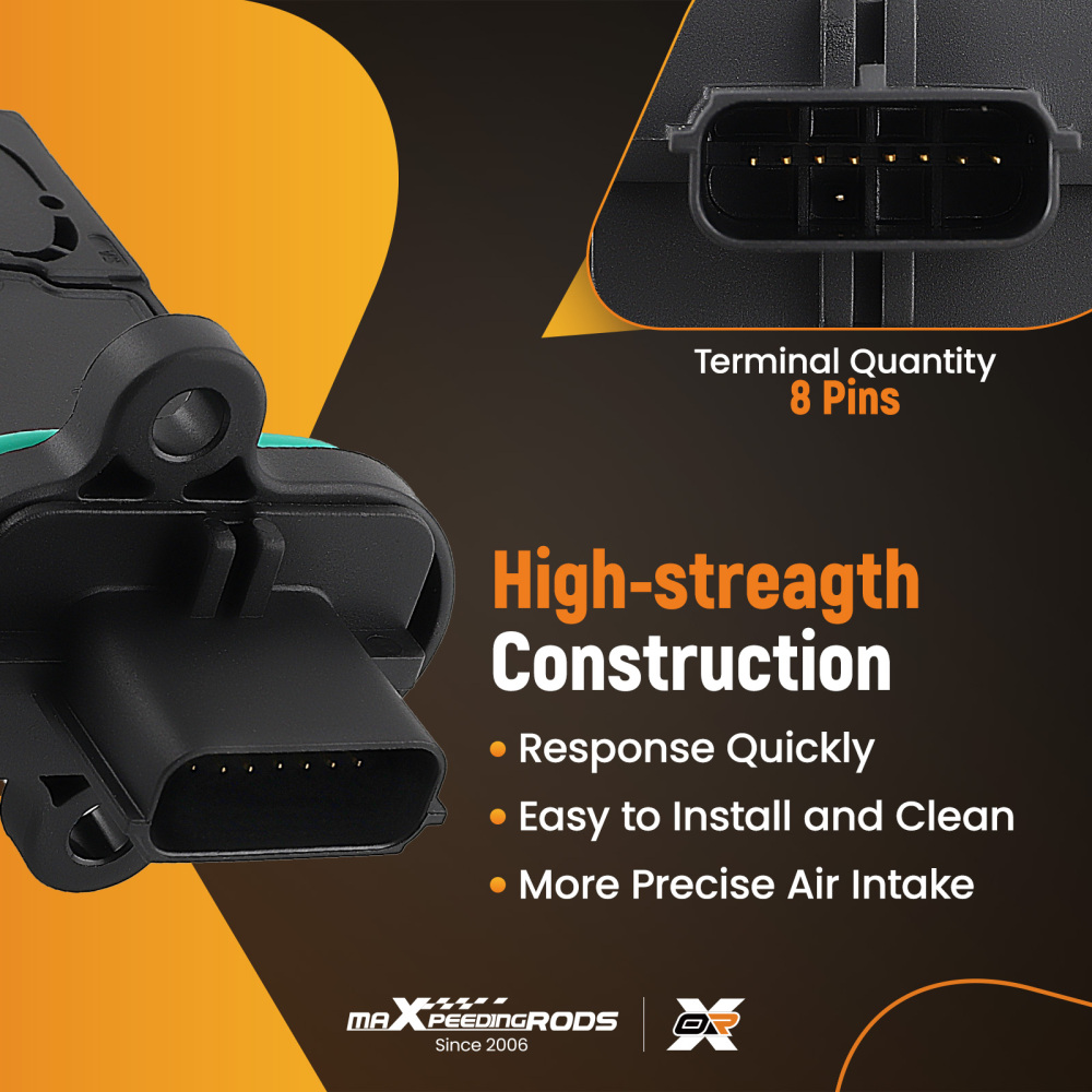 8 Pins Mass Air Flow Meter compatible for Chevrolet Trax compatible for Buick Encore 13432262 0280218419