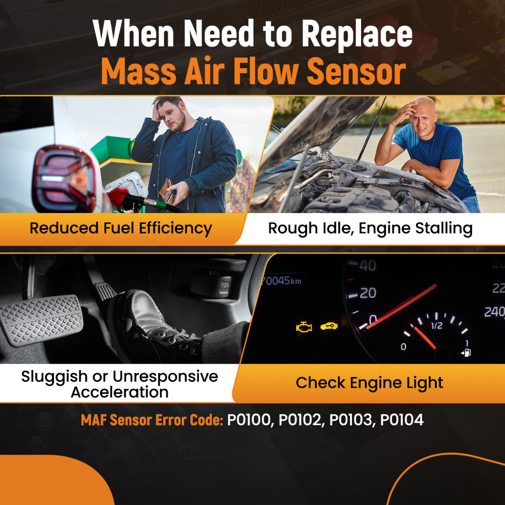 8 Pins Mass Air Flow Meter compatible for Chevrolet Trax compatible for Buick Encore 13432262 0280218419