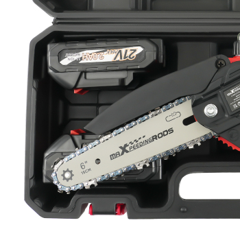 21V Battery Powered compatible for Mini Chainsaw Cordless Wood Cutting Garden Pruning Tool
