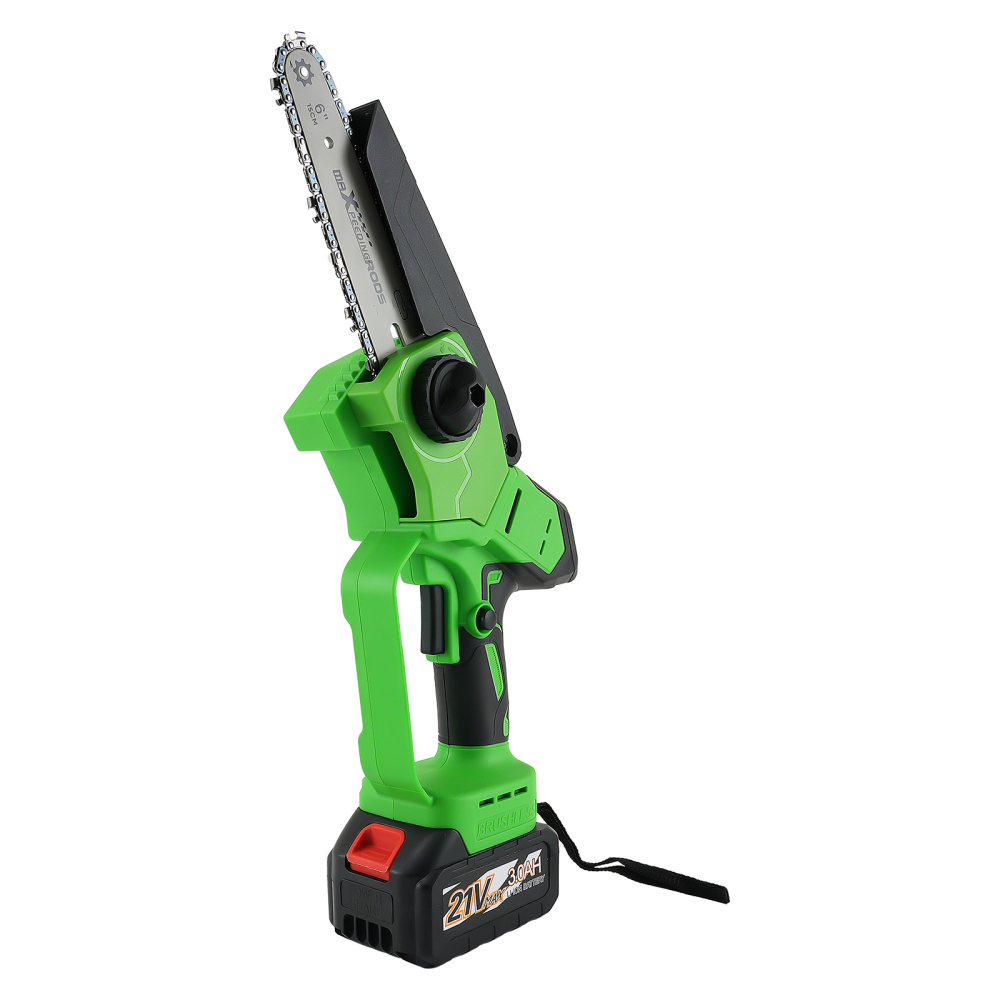 1200W 68 Bar compatible for Mini Chainsaw Brushless Cordless 2 Battery Portable Handheld