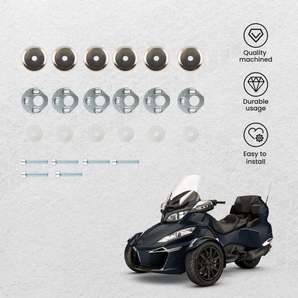 Supporti magnetici per specchietti laterali compatibile per Can-Am Spyder RT 2010-2013