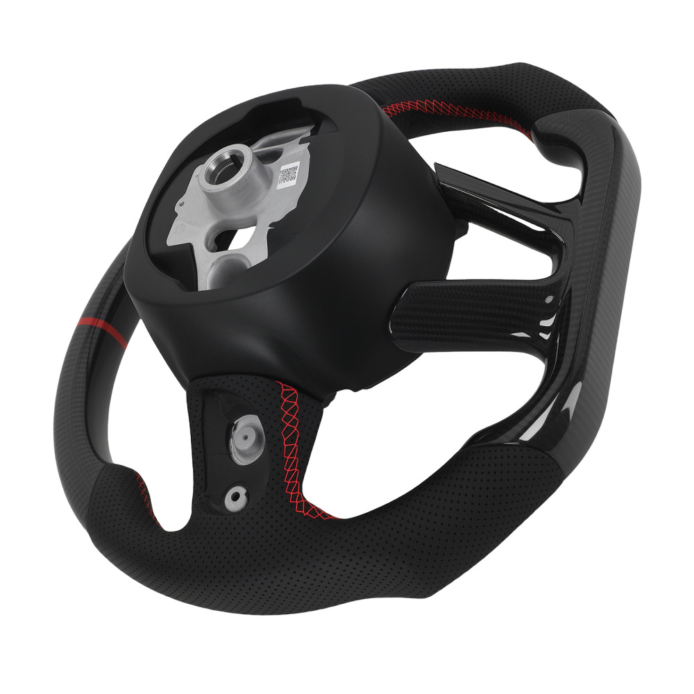 Real Carbon Fiber Steering Wheel compatible for Dodge Charger Challenger 2015-2025 new
