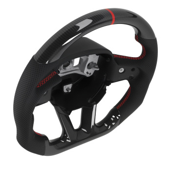 Real Carbon Fiber Steering Wheel compatible for Dodge Charger Challenger 2015-2025 new