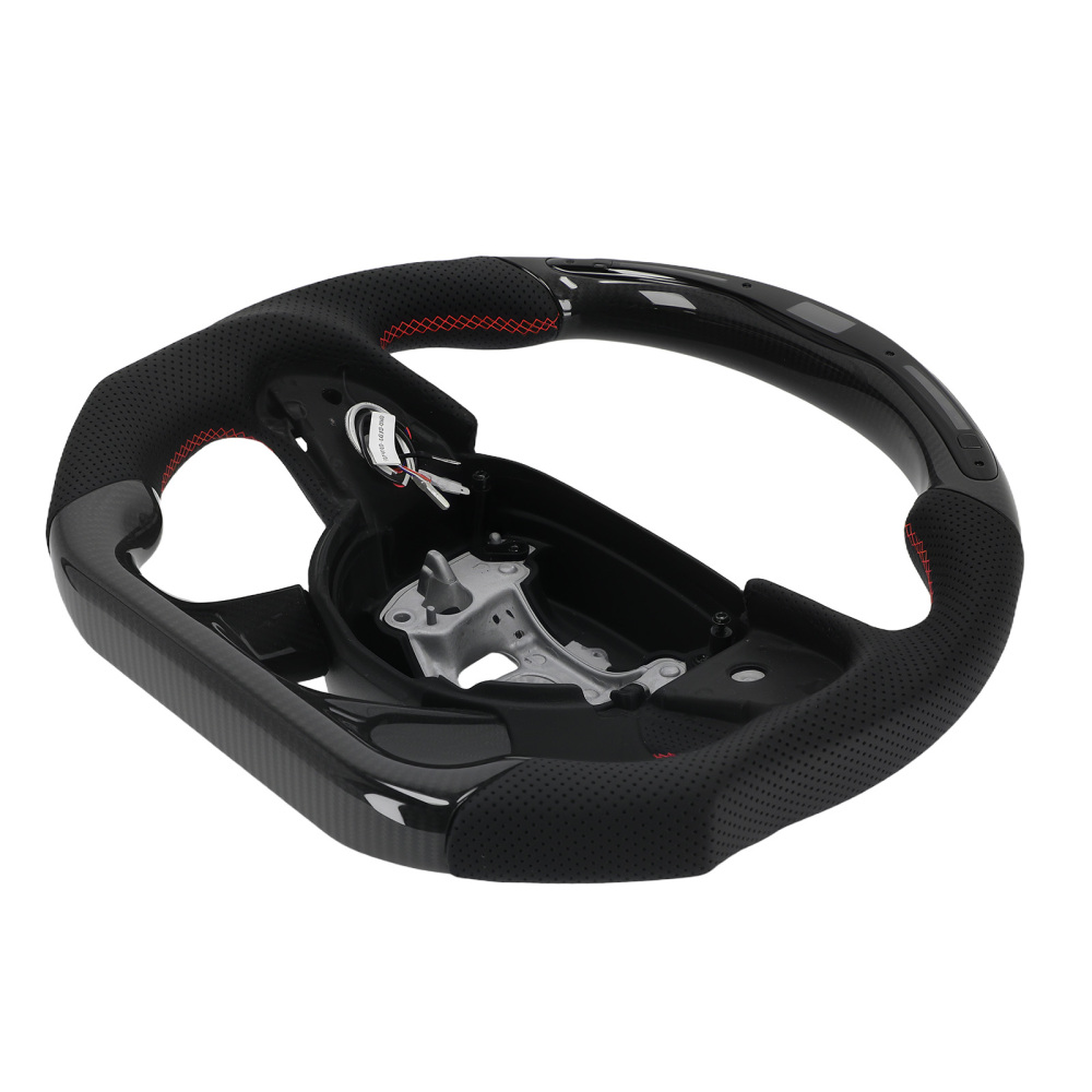 Carbon Fiber Racing Steering Wheel compatible for Jeep Grand Cherokee compatible for Dodge Challenger