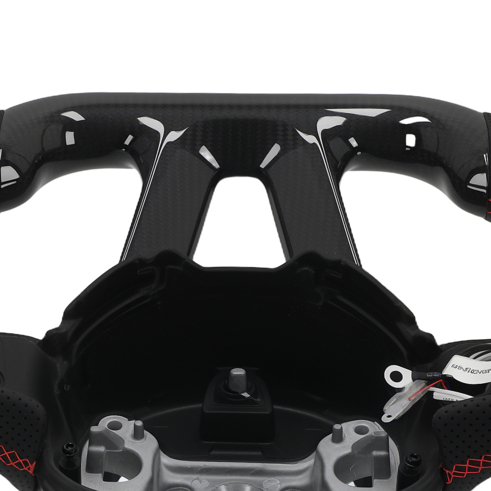 Carbon Fiber Racing Steering Wheel compatible for Jeep Grand Cherokee compatible for Dodge Challenger