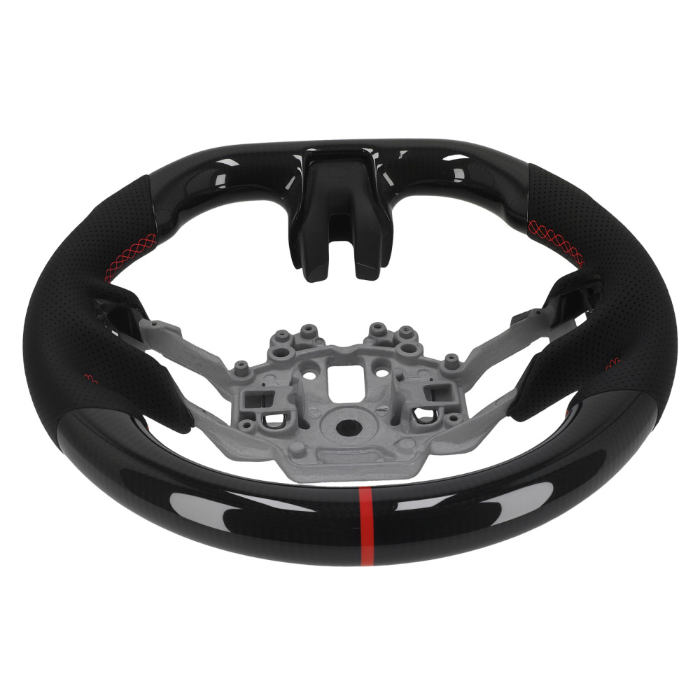 real Carbon Fiber Steering Wheel compatible for Ford Mustang ALL MODEL 2018-2023