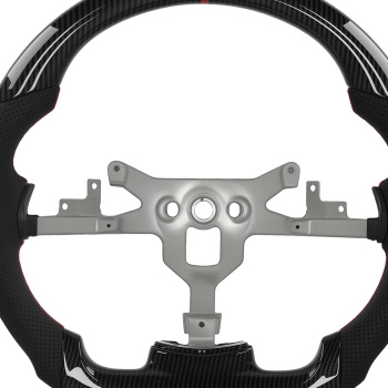 Carbon Fiber Steering Wheel compatible for Pontiac Solstice 2006-2009 Black