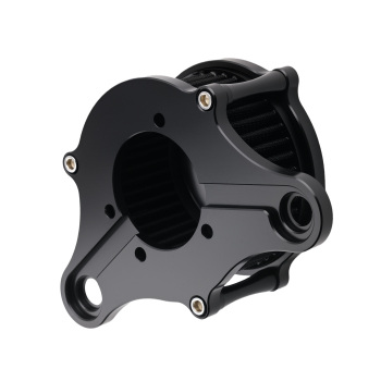 Black Air Cleaner Intake Filter compatible for Harley Touring Softail Dyna 93-17 Road King