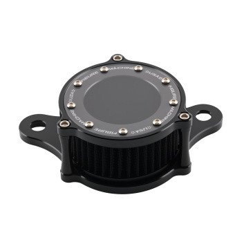 Black Air Cleaner Intake Filter compatible for Harley Touring Softail Dyna 93-17 Road King