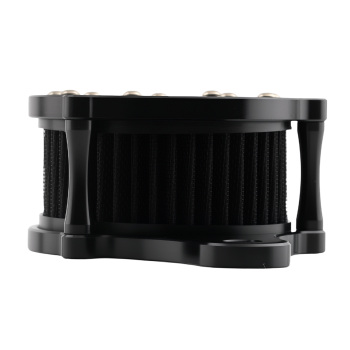 Black Air Cleaner Intake Filter compatible for Harley Touring Softail Dyna 93-17 Road King