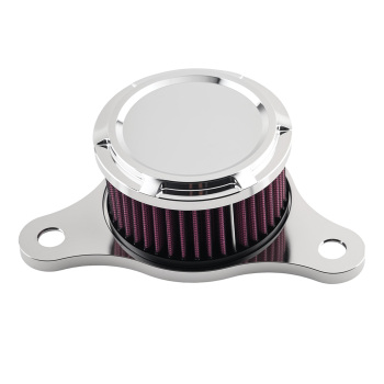 Air Cleaner Assembly compatible for Harley Dyna FXR EVO 1993-2017 Red Chrome