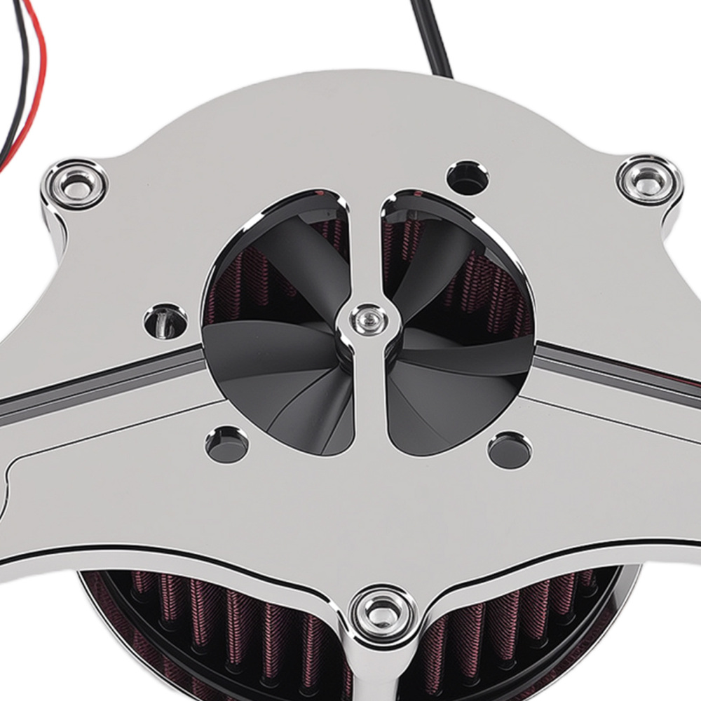 Air Cleaner Assembly compatible for Harley FXD/FXR EVO Twin Cam 1993-2017 Red