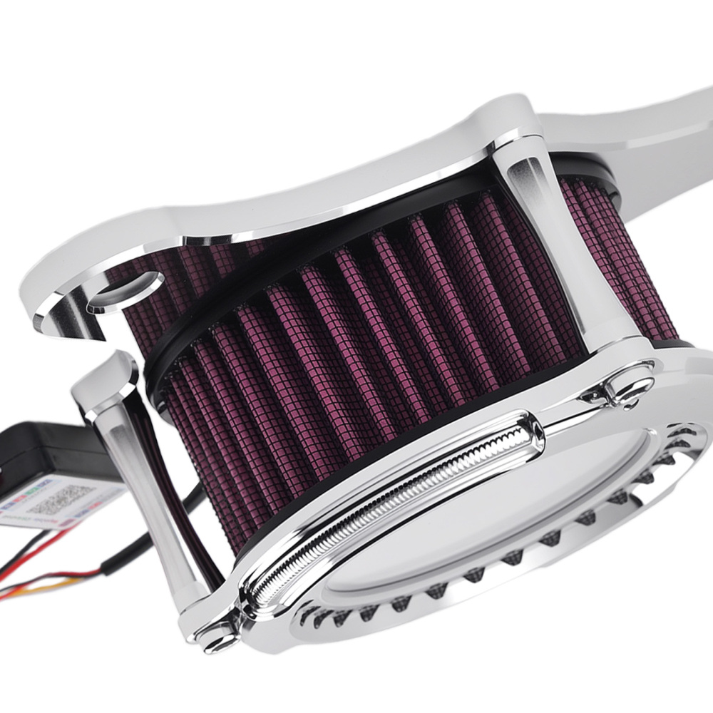 Air Cleaner Assembly compatible for Harley FXD/FXR EVO Twin Cam 1993-2017 Red