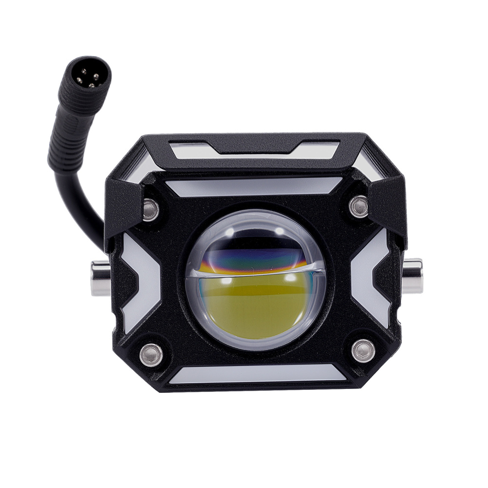 12V 80W Auxiliary Lights for Motorcycle ATV UTV Truck IP67 Aluminum Alloy